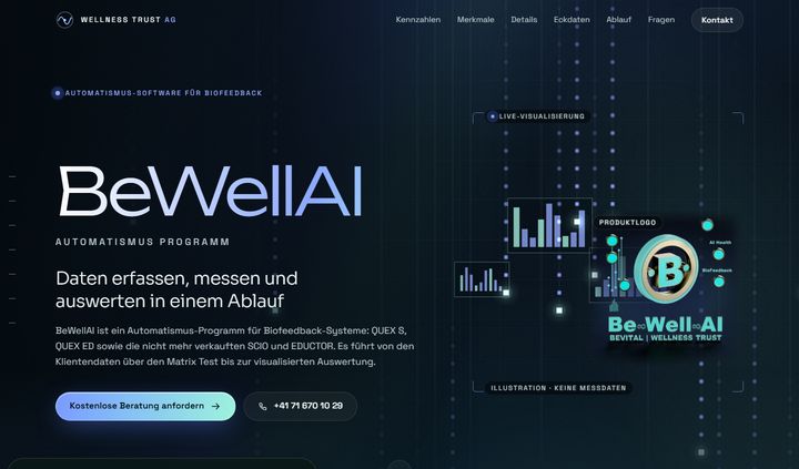 Vorschau BeWellAI Automatismus Programm, Version Aurora