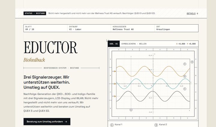 Vorschau EDUCTOR Biofeedback, Version Labor